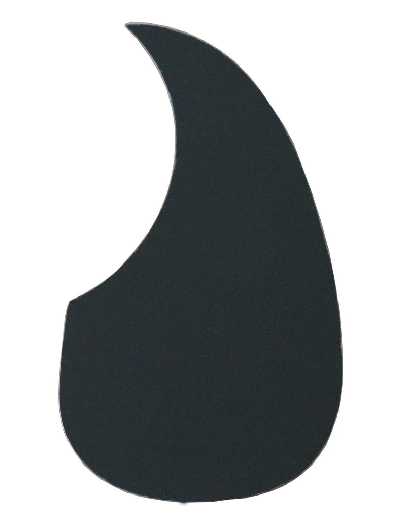 Metallor Acoustic Guitar Pickguard Anti-Scratch Guard Plate Perfect Replacement, Self Adhesive Tear or Water Drop Shape Pick Guards Various Color, Cool Guitar Accessories Gifts (Black) Black