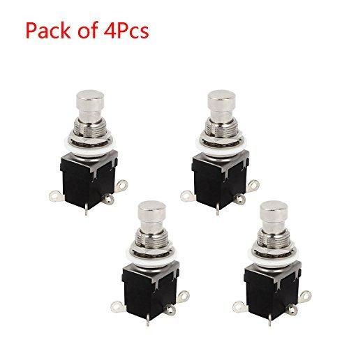 [AUSTRALIA] - Timiy Guitar DPDT 6-Pin Latching Stomp Foot Switch Pedal Electric Guitar Push Button 4Pcs 