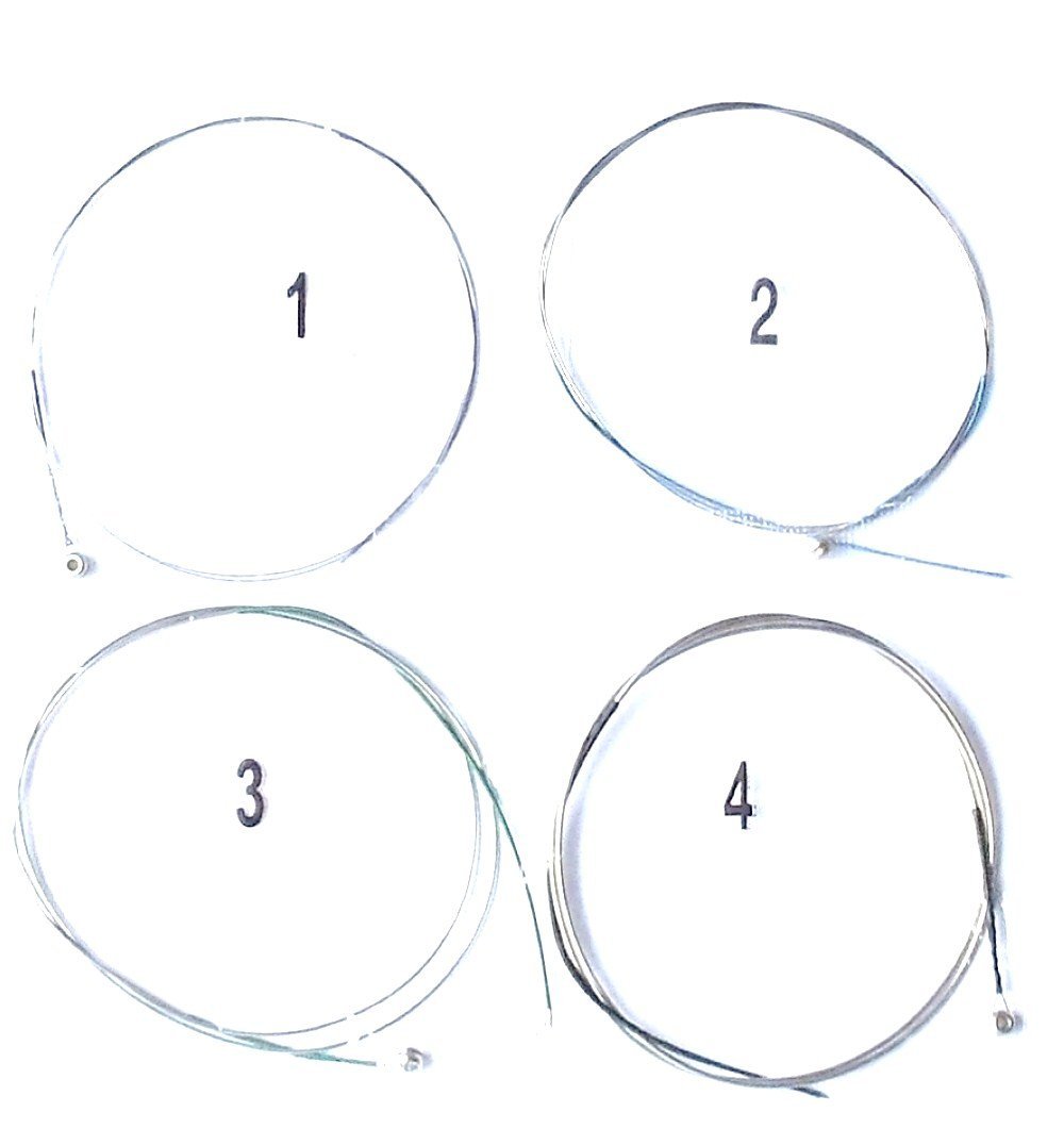 Generic 15 inch Viola Strings Set Synthetic Nylon Core Nickel Alloy Wound SET15"