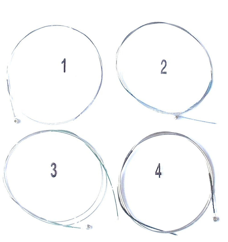 Generic 15 inch Viola Strings Set Synthetic Nylon Core Nickel Alloy Wound SET15"