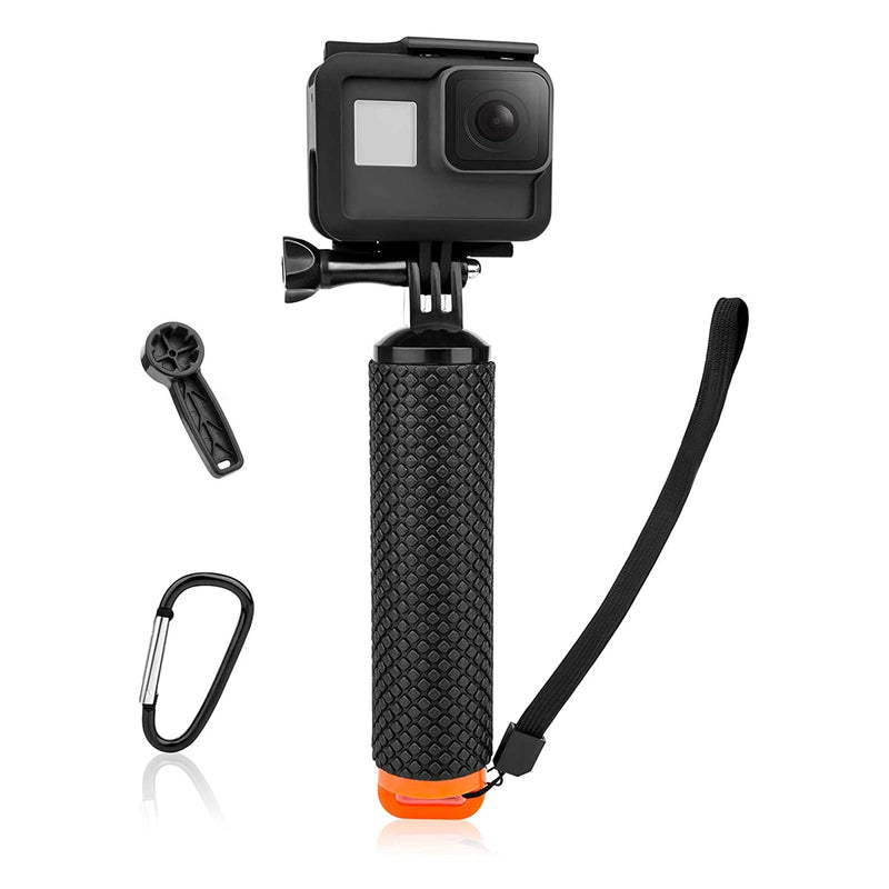 Luxebell Floating Hand Grip, Pole Mount for Gopro Hero 9 8 7 6 5 Max Session 4 3+, Handle Mount Accessories for AKASO EK7000 V50 Pro Brave 4 Dragon Crosstour Campark DJI OSMO Action Camera