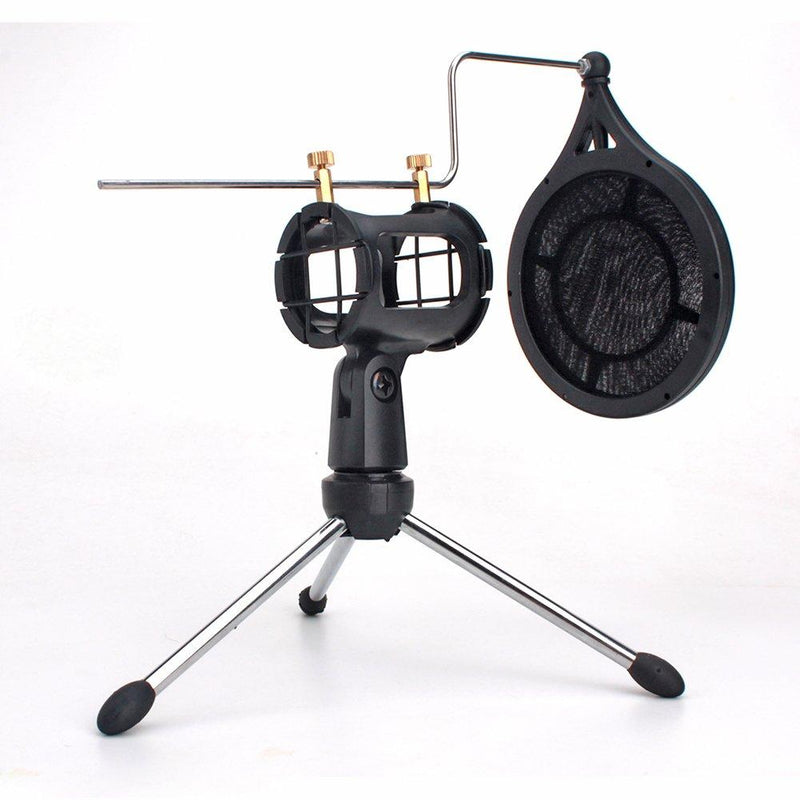 [AUSTRALIA] - ZRAMO Small size Shock Mount with Pop Filter for Phone Condenser Microphone 