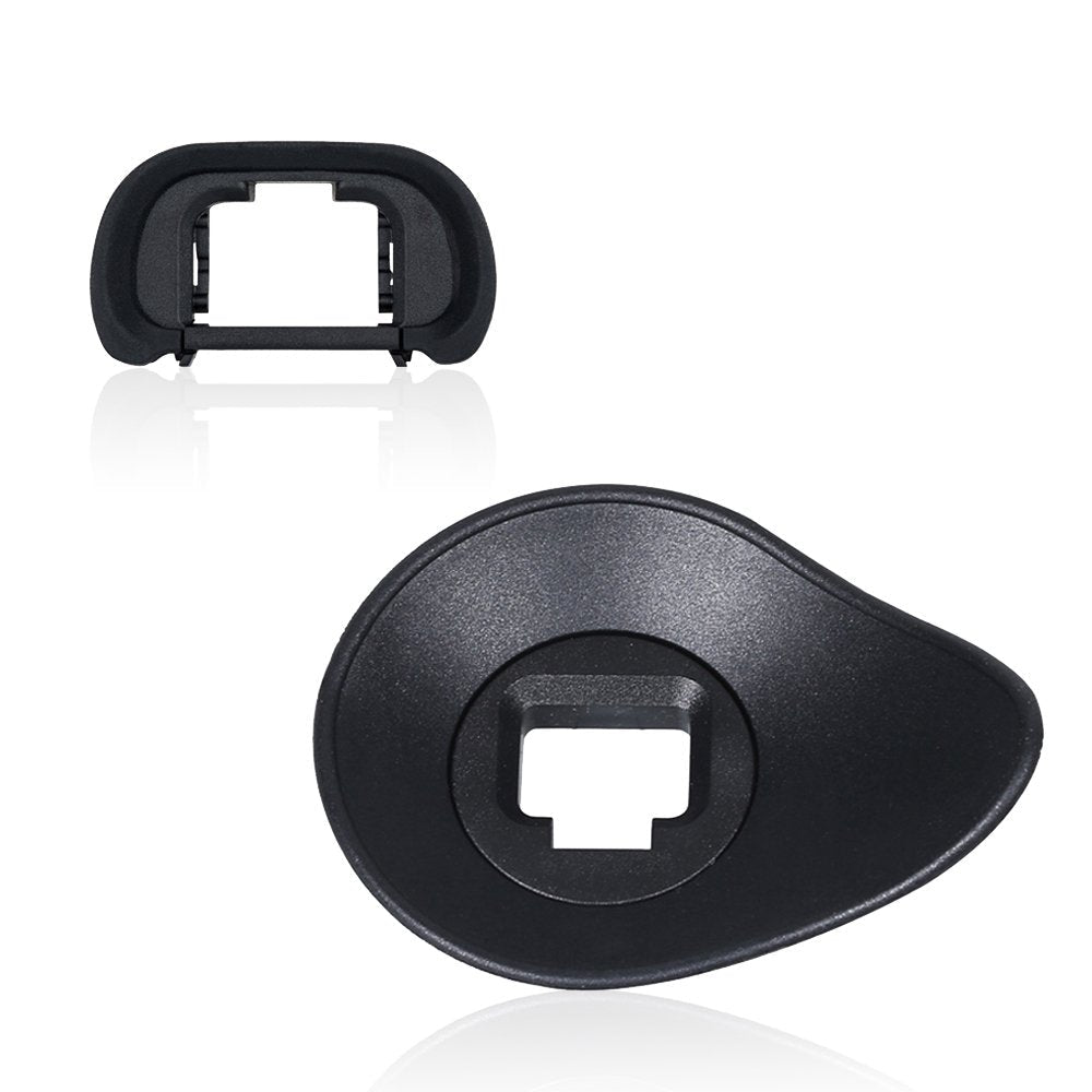 2 Types Camera Eyecup JJC Eye Cup Eyepiece Viewfinder for Sony a7 a7 II a7 III a7R a7R II a7R III a7R IV a7S a7S II a9 a58 a99 II Replaces Sony FDA-EP18 360 Degree Rotatable Oval Soft Silicone -2 Pack Original+Oval