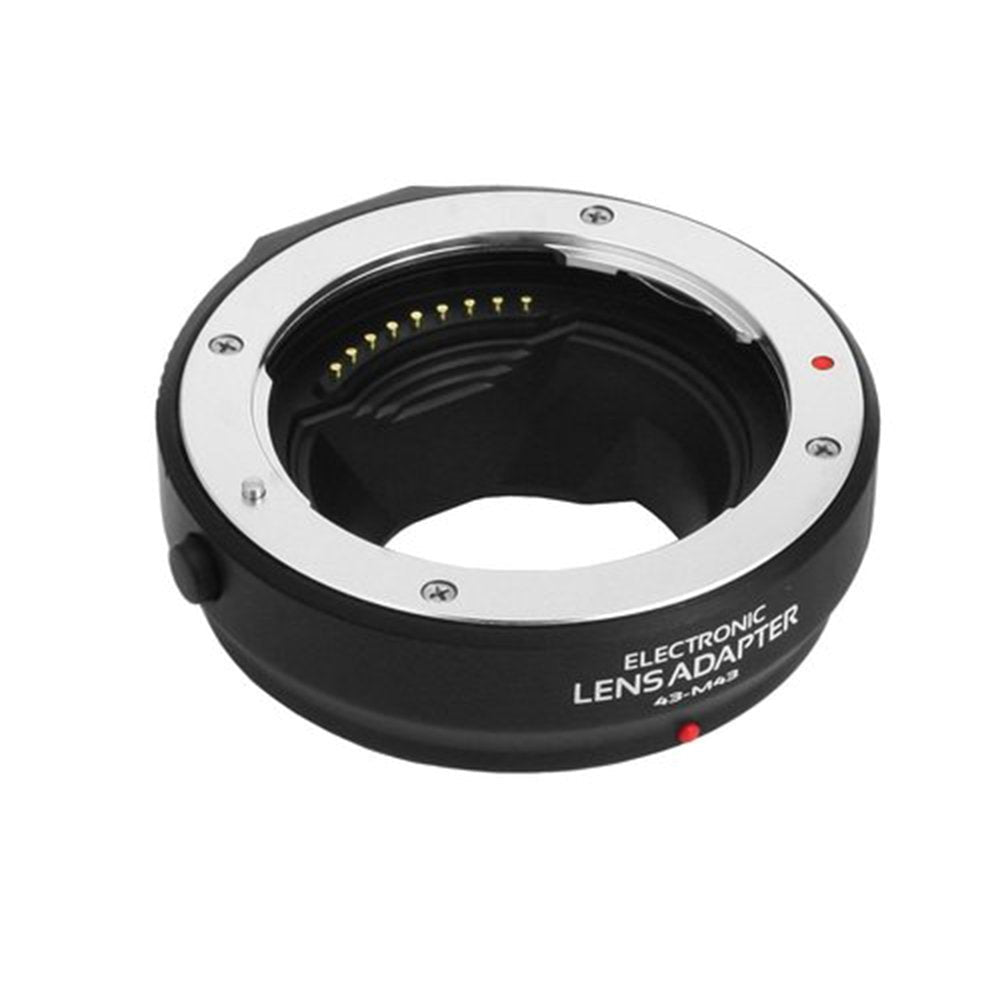 FocusFoto Electronic AF Auto Focus Adapter Ring for Four Thirds 4/3 Lens to Olympus Pen and Panasonic Lumix Micro Four Thirds (MFT, M4/3) Mount Mirrorless Camera Body as DMW-MA1 MMF-1 MMF-2 MMF-3