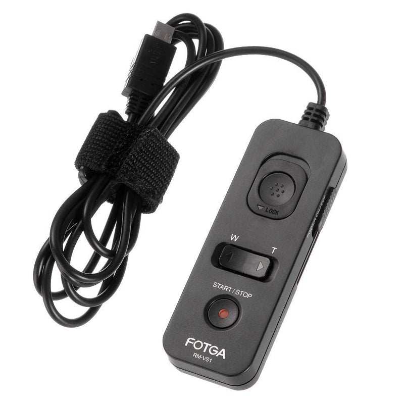 FOTGA RM-VS1 Remote Control Cable with Multi Terminal for Sony Digital Camera Handycam A6500 A6300 A6000 A5100 A5000 A9 A7 A7R A7S II A7M2 A7R2 A7S2 RX100 NEX-3N AX100E HDR-PJ390E CX900E As RM-VPR1