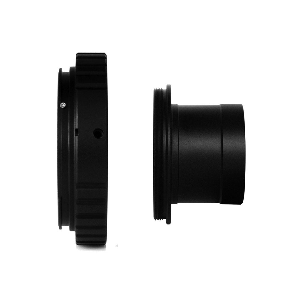 Fully Metal 1.25" T Adapter and T2 T Ring Adapter for All Canon EOS Cameras and Photography Dedicated CA1 Sleeve Extended Cylinder for Telescope