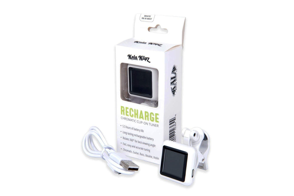 TUNER CLIPON RECHARGEABLE CHROMATIC WHITE