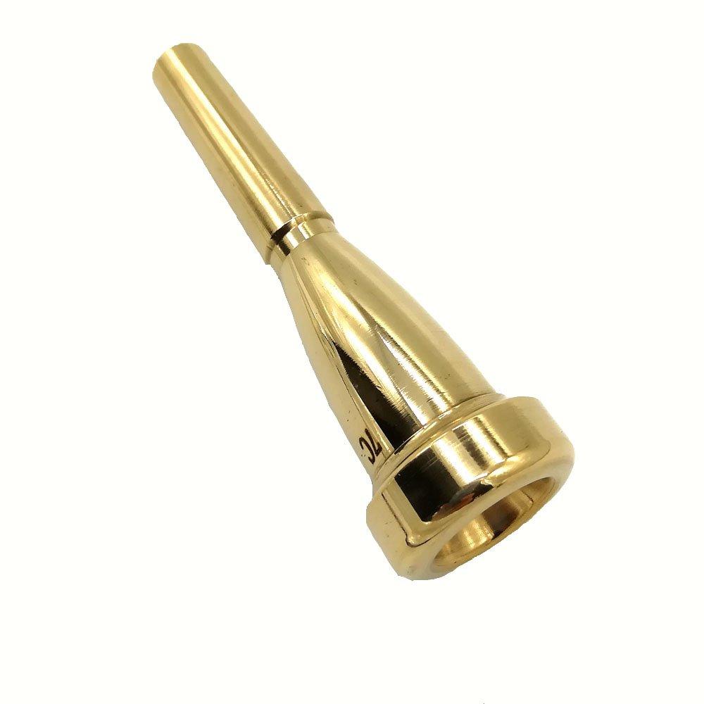 Trumpet Mouthpieces for Yamaha or Bach Conn King Trumpet (7C, Gold) 7C