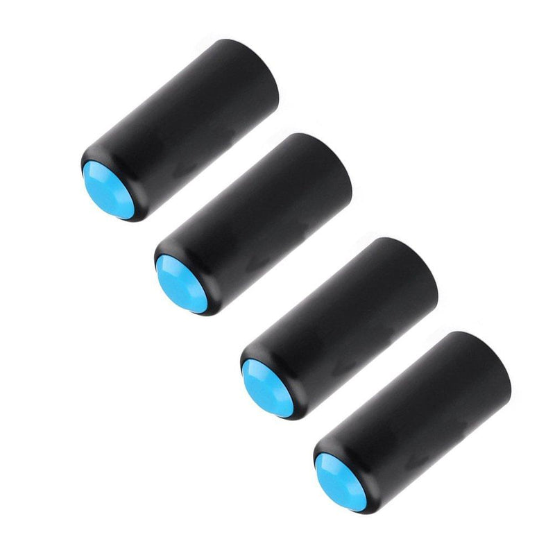 [AUSTRALIA] - ULTNICE Microphone Cover 4pcs Microphones Battery Cover Wireless Mic Battery Screw on Cover for PGX2/4SLX24/SM58/PG58/BETA58 (Blue) 