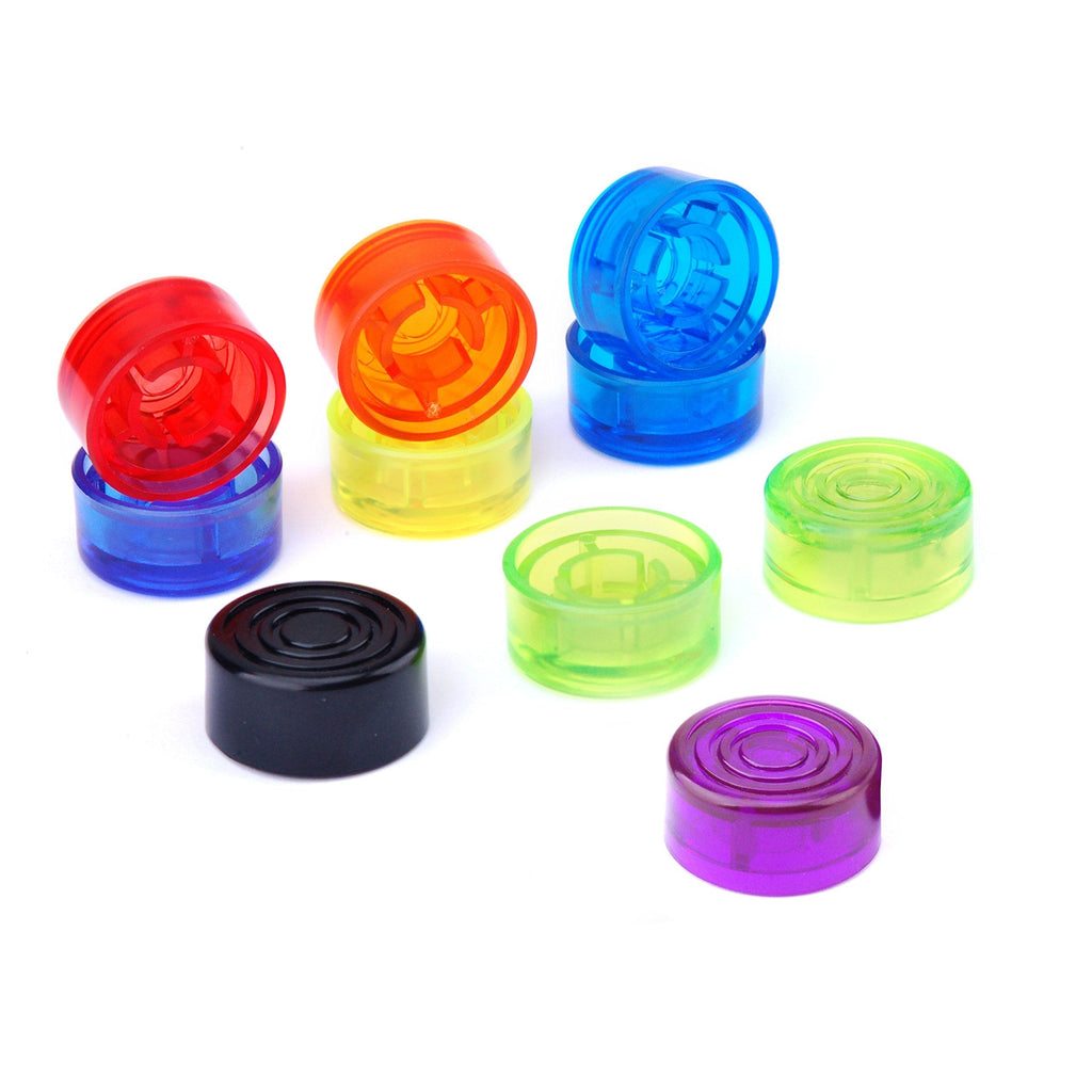 Guitar Effects Pedal Footswitch Topper,Guitar Effect Foot Nail Cap,Protection Cap for Guitar Pedal Effectfor Colorful,10PCS/Set