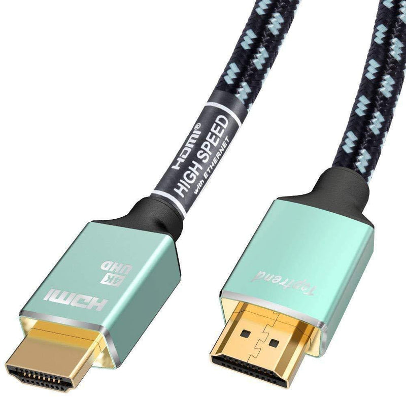 4K HDMI Cable 3ft -HDMI 2.0 Cord Supports 1080p, 3D, 2160p, 4K UHD, HDR -CL3 for in-Wall installation-28AWG Silver Plated Copper for HDTV, Xbox, Blue-ray Player, PS3, PS4, PC