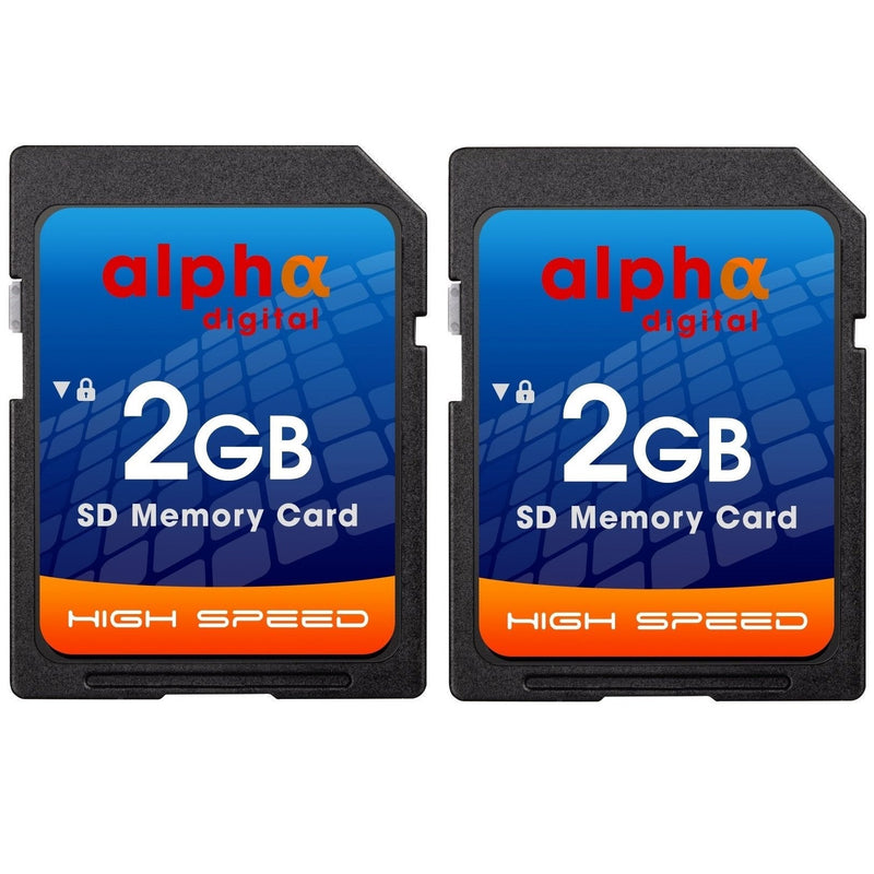 2GB SD Card [Twin Pack] for NIKON Coolpix S7000, S6900, P530 P600, A10 A300 W100 W300 A900 B500 B700 L830 P610 P700 3200 L22 S210 L840 L830 L820 L620 L610 Digital Cameras