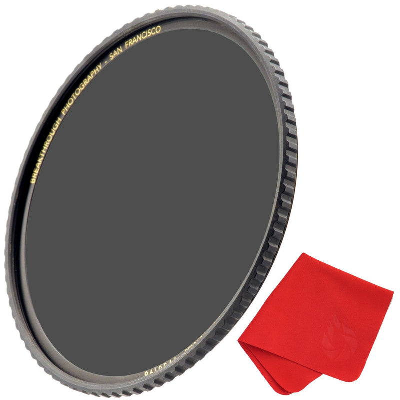 Breakthrough Photography 52mm X4 3-Stop Fixed ND Filter for Camera Lenses Neutral Density Professional Photography Filter, MRC16, Schott B270 Glass, Nanotec, Ultra-Slim, Weather-Sealed X4 ND 3-STOP