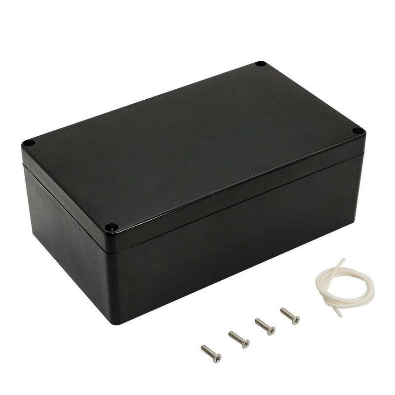 LeMotech ABS Plastic Electrical Project Case Power Junction Box , Project Box Black 7.87 x 4.72 x 2.95 inch (200 x 120 x 75 mm) 7.87 x 4.72 x 2.95(Pack of 1)
