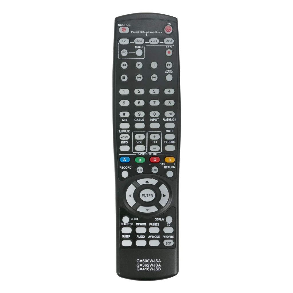 New GA600WJSA GA362WJSA GA416WJSB Replace Remote for Sharp TV 37HT3U 42D64U 46D64U 52D64U 65D6 LC26DA5U LC32DA5U LC32GA4X LC-32GP2 LC-32GP2U LC32HT2 LC32HT2U LC-32HT2U LC32HT3 LC32HT3U LC-32HT3U