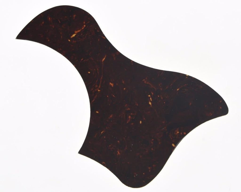 Dopro Dark Brown Tortoise Hummingbird Acoustic Guitar Pickguard Scratch Plate with 3M Adhesive Hummingbird Style Red Tortoise