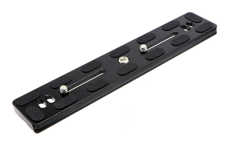 [AUSTRALIA] - HITHUT PU-200 200mm Universal Lengthened Quick Release Plate Slide Rail with D-Ring Screw for Tripod Ball Head DSLR Camera, Arca-Swiss Compatible 