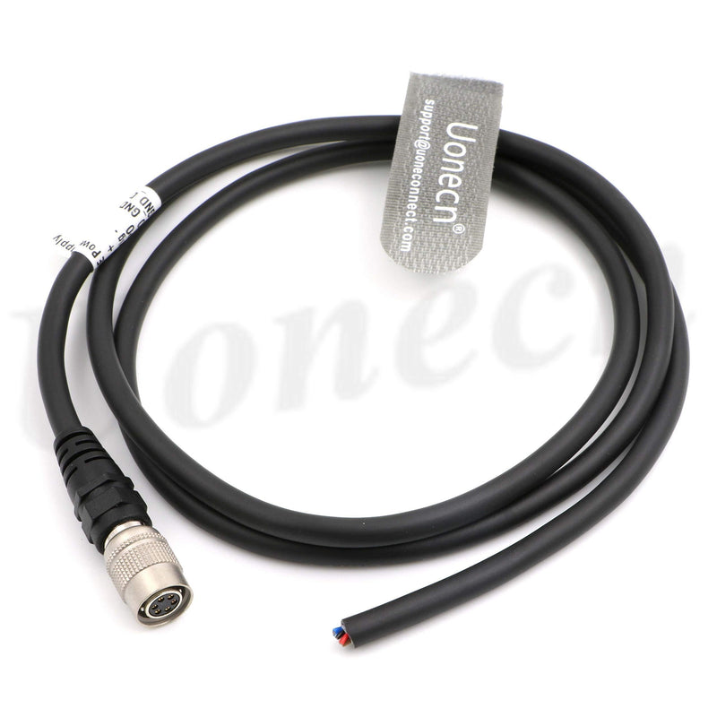 Industrial Camera Power Trigger IO Signal Cable 6 Pin Hirose Female Plug for Basler AVT GIGE Sony CCD Industrial Camera 1 Meter Injection Version 1 Meter