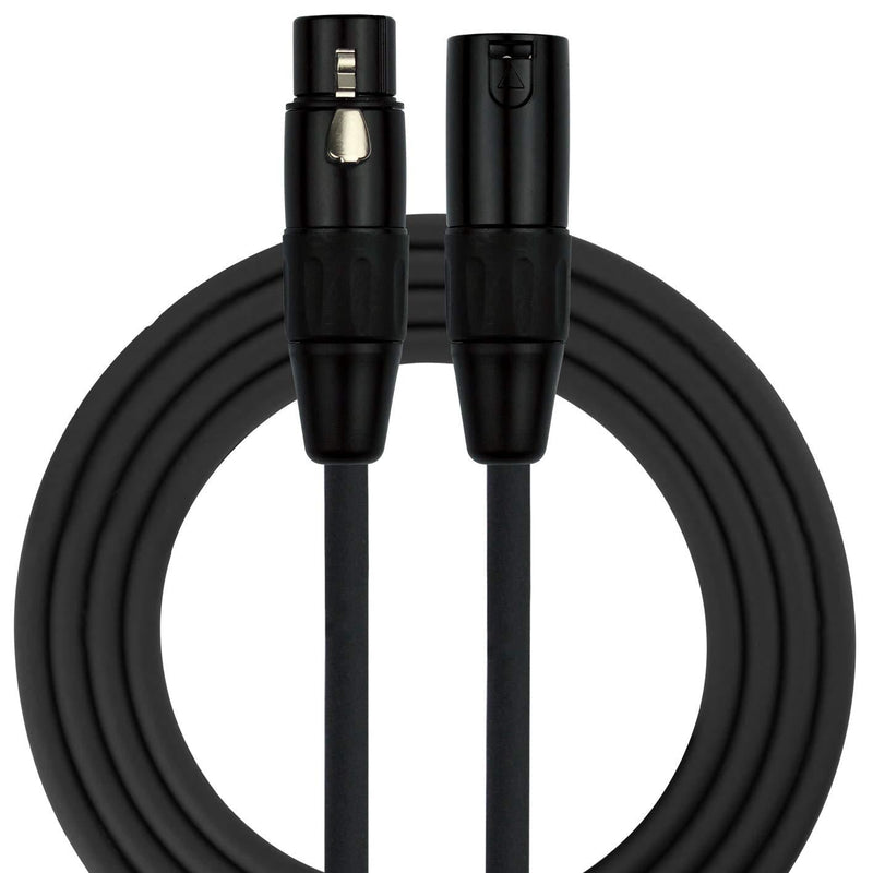 [AUSTRALIA] - KIRLIN Cable MPC Microphone Cable, XLR, BLACK, 25FT (MPC-270PB-25/BK) 