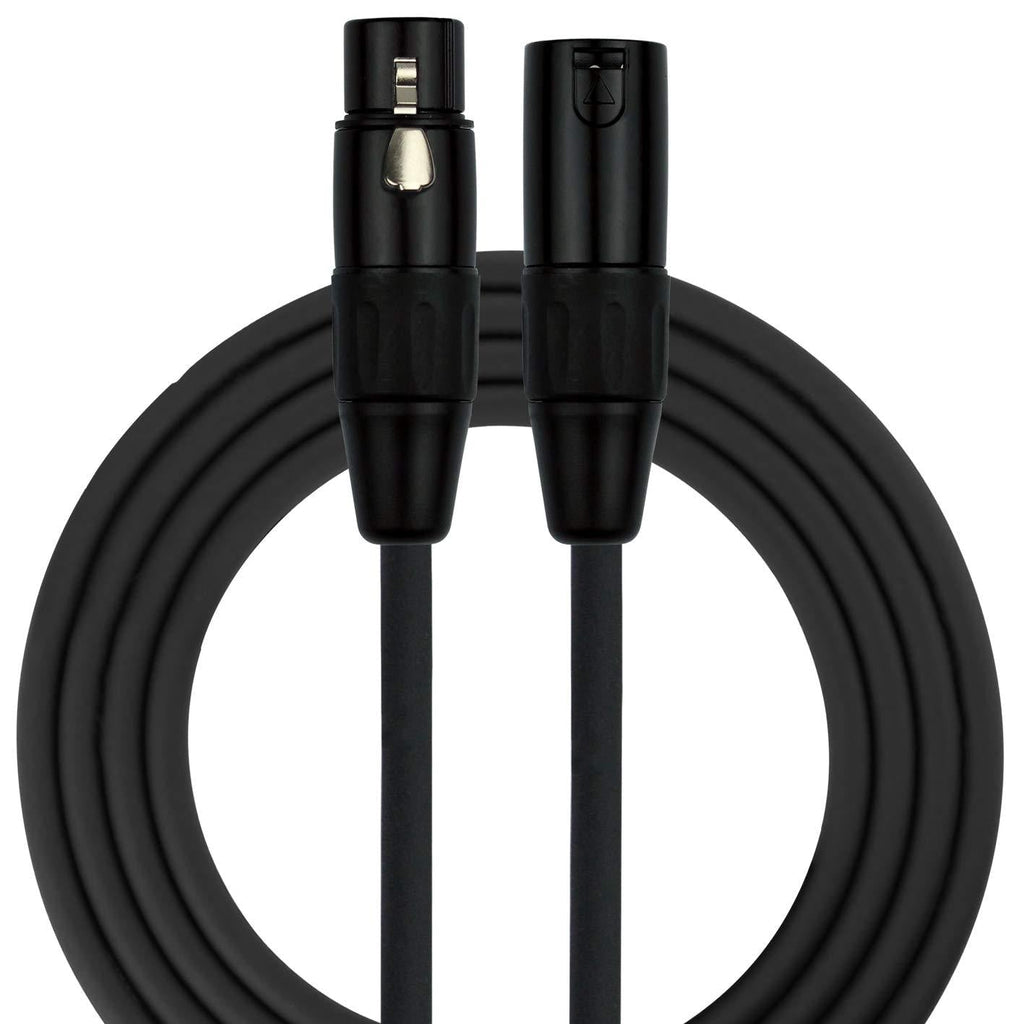 [AUSTRALIA] - KIRLIN Cable MPC Microphone Cable, XLR, BLACK, 10FT (MPC-270PB-10/BK) 