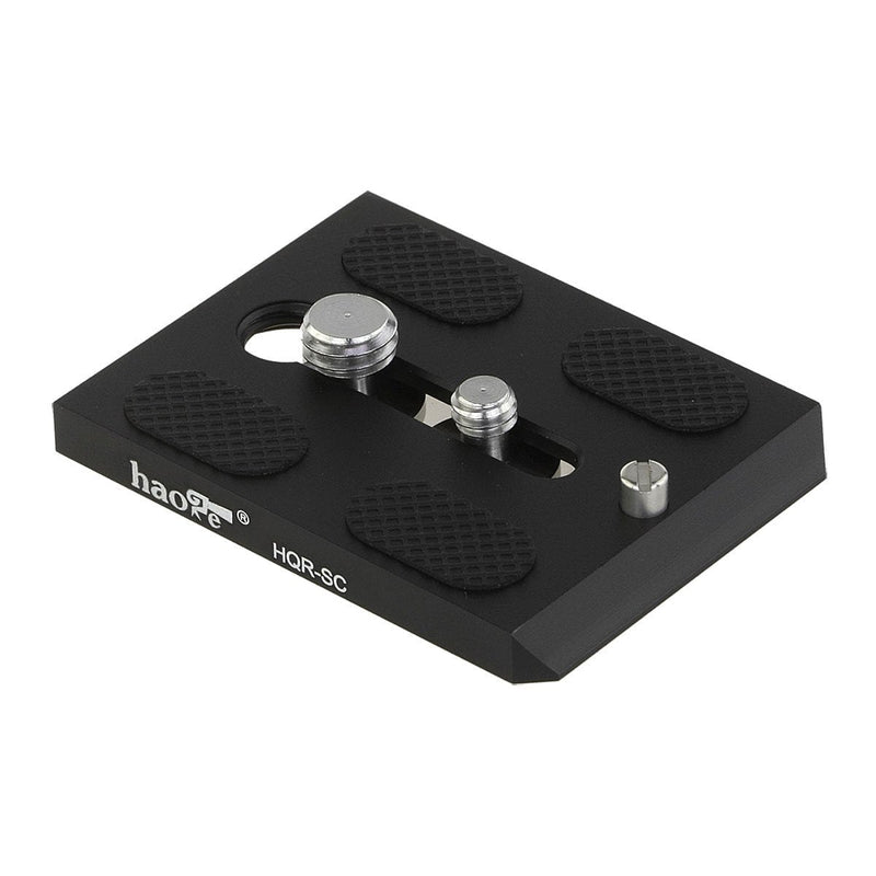 Haoge HQR-SC Camera QR Quick Release Plate for Sachtler Video 14II, DV 2, DV 4, DV 6, DV 8, DV 8/100, DV10 3+3, DV10 5+5, FSB6T, FSB8T, FSB10T Tripod Fluid Head Replace Touch & Go Plate S