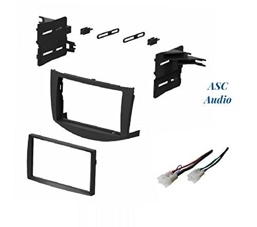 ASC Audio Car Stereo Dash Install Kit and Wire Harness for Installing an Aftermarket Double Din Radio for 2006 2007 2008 2009 2010 2011 Toyota RAV4 RAV 4 - No Factory Premium Amp/JBL