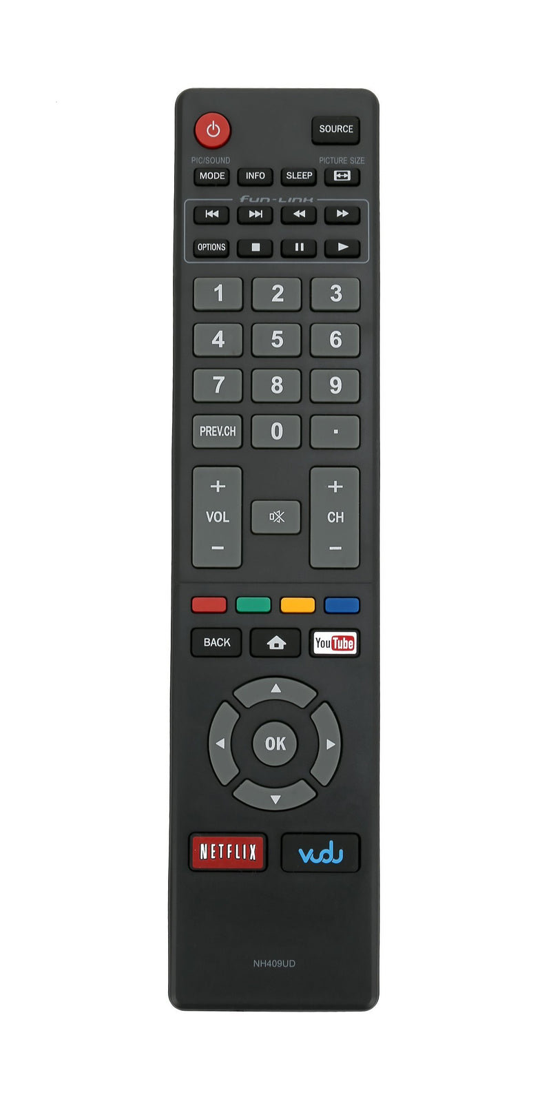 NH409UD Replace Remote Control Work with Magnavox Smart TV 32MV304X 32MV304XF7 40MV324X 40MV336X 50MV314X 55MV314X 43MV314X 43MV314XF7 55MV314X 55MV314XF7