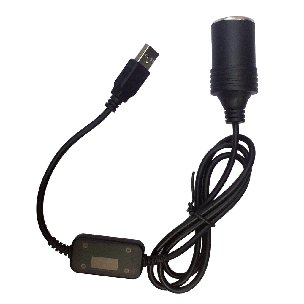USB to 12V Car Cigarette Lighter Socket Female Step Up USB to 12V Cable Converter for Car Cigarette Lighters Driving Recorder Car DVR