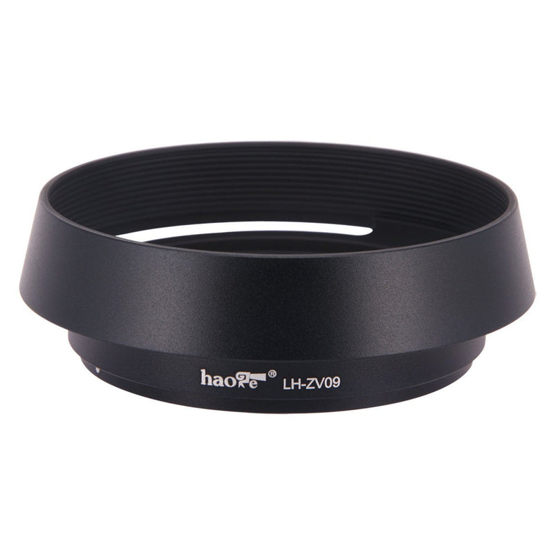 Haoge LH-ZV09 Round Metal Lens Hood Compatible with Carl Zeiss C Biogon T 4.5/21 21mm f4.5 ZM, C Sonnar T 1.5/50 50mm f1.5 ZM Lens Round - Black