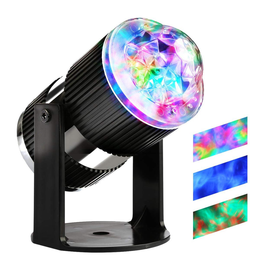 [AUSTRALIA] - LED Party Light Effect Lamp RGB with Speed-Control Flowing Aurora/Cloud Effect & Flashing Mode for Stage/Performance/Festival Atmosphere Slow & Soft Mood Creator 