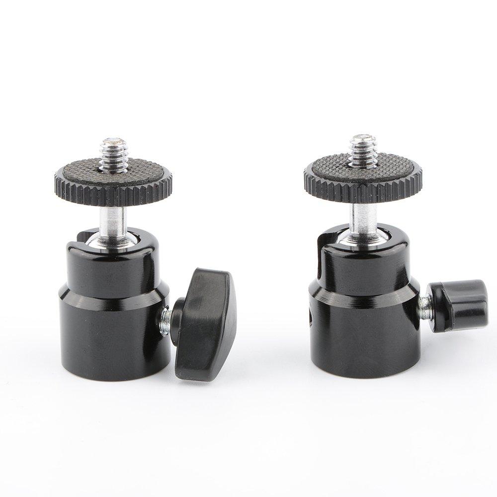 CAMVATE 1/4"-20 Mini Ball Head (2 Pieses)