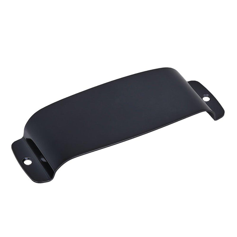 Bass Pickup Cover for Guitar, Durable Alloy Pickup Cover Protector Replacement Part (Black)