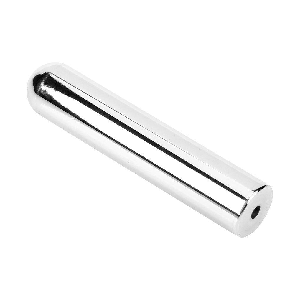 Timiy Solid Stainless Steel Tone Bar Guitar Slide Tone Bar for Electric Hawian Guitar (Silver)