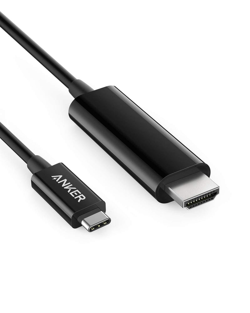 Anker USB C to HDMI Cable for Home Office, 6ft Type C to HDMI Adapter Supports 4K 60Hz, for MacBook Pro, MacBook Air, iPad Pro, Surface Book 2, Galaxy S20, and More