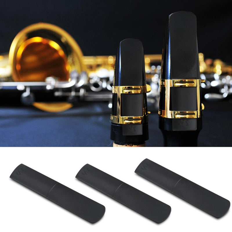 Plastic Reeds For Alto Sax,3pcs Plastic Alto Saxophone Mouthpiece Reeds Strength 2.5 Repair Reed Accessory-Black