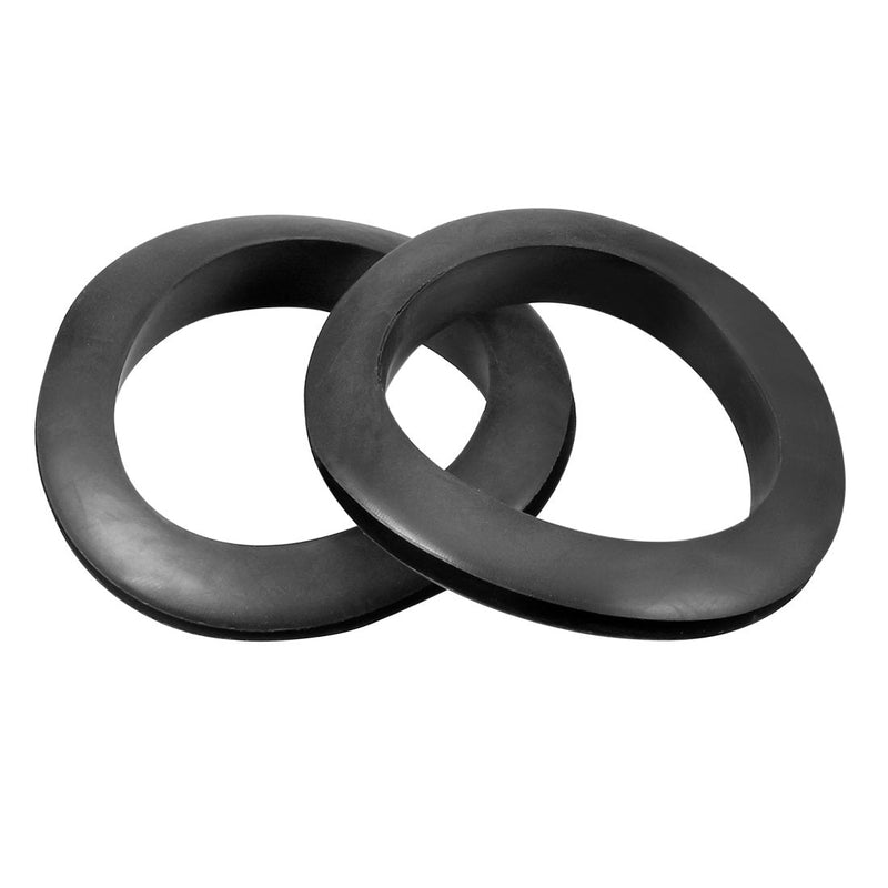 uxcell Wire Protector Oil Resistant Armature Rubber Grommet 50mm Inner Dia 10Pcs Black