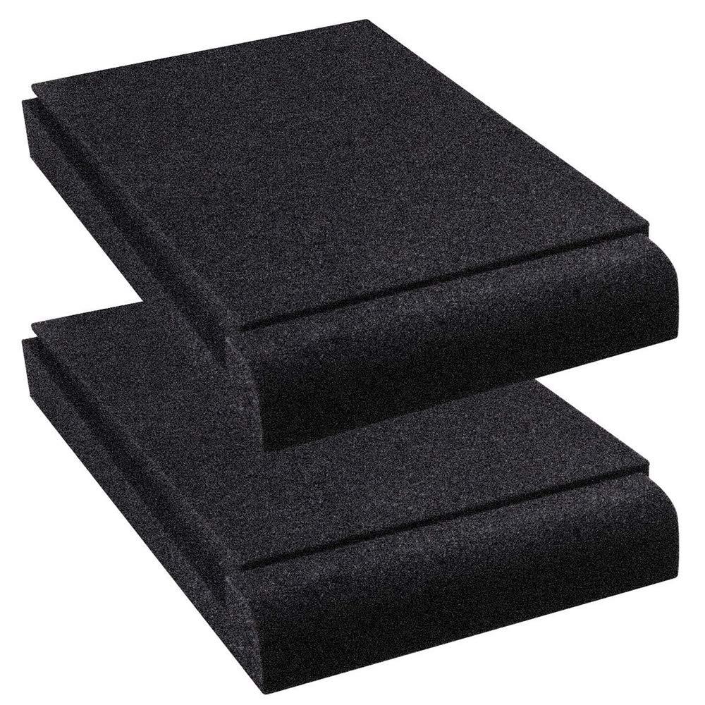 Studio Monitor Isolation Pads, Suitable for 5" inch Speakers, High-Density Acoustic Foam for Significant Sound Improvement, Prevent Vibrations and Fits most Stands - 2 Pads