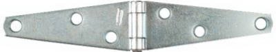 Strap Hinge, Light Duty, Zinc, 3-In.