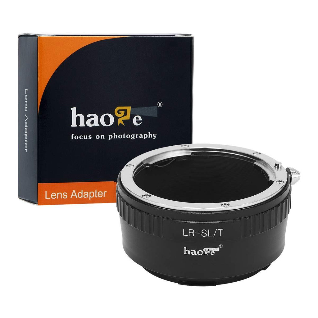 Haoge Manual Lens Mount Adapter for Leica R LR Lens to Leica L Mount Camera Such as T, Typ 701, Typ701, TL, TL2, CL (2017), SL, Typ 601, Typ601, Panasonic S1 / S1R