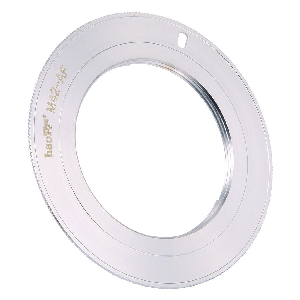 Haoge Manual Lens Mount Adapter for M42 42mm Screw Mount Lens to Sony Alpha A-Type Minolta MAF AF Mount Camera Such as A99, A99 II, A77, A77II, A65, A68, A55, A57, A58, A33, A35, A37, A900