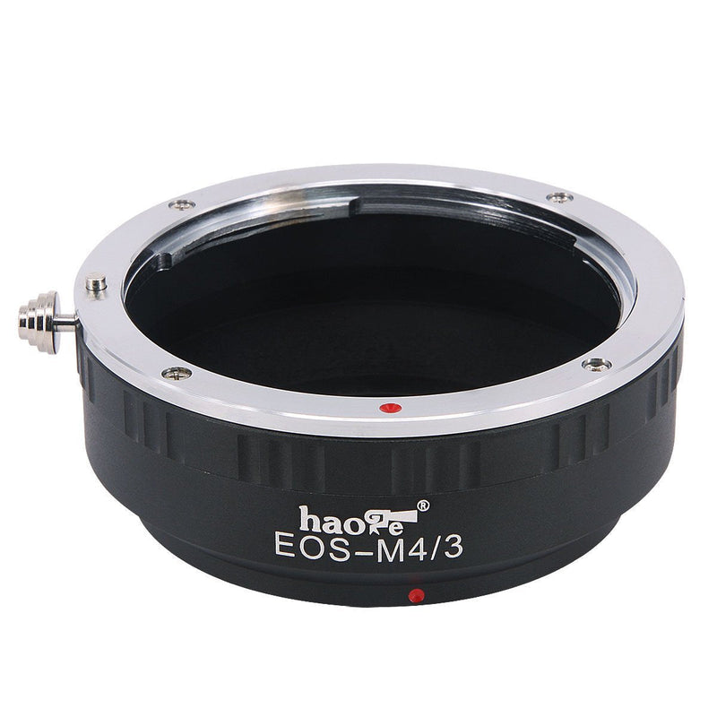 Haoge Manual Lens Mount Adapter for Canon EOS EF EFS Lens to Olympus Pen and Panasonic Lumix Micro Four Thirds MFT M4/3 M43 Mount Camera