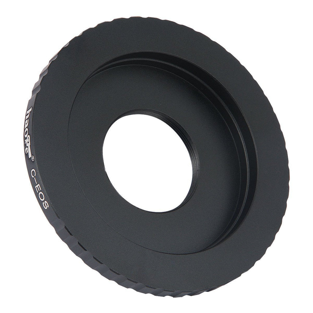 Haoge Manual Lens Mount Adapter for C-Mount CCTV Cine Movie Film Lens to Canon EOS Rebel 80D 70D 60D 50D 550D 500D 5D 5DS 7D EF EF-S Mount Camera