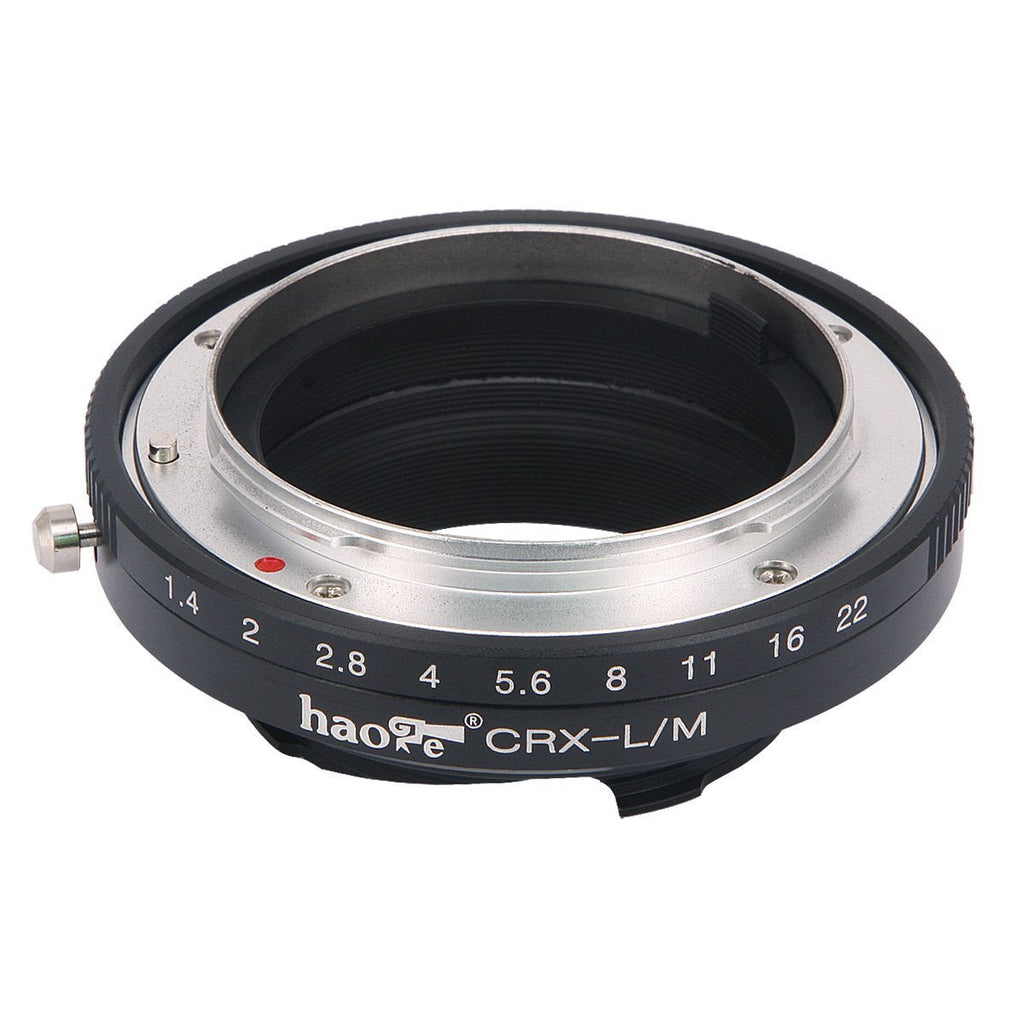 Haoge Manual Lens Adapter for Contarex CRX Mount Lens to Leica M LM Mount Camera Such as M240, M262, M3, M2, M1, M4, M5, M6, MP, M7, M8, M9, M9-P, M Monochrom, M-E, M, M-P, M10, M-A