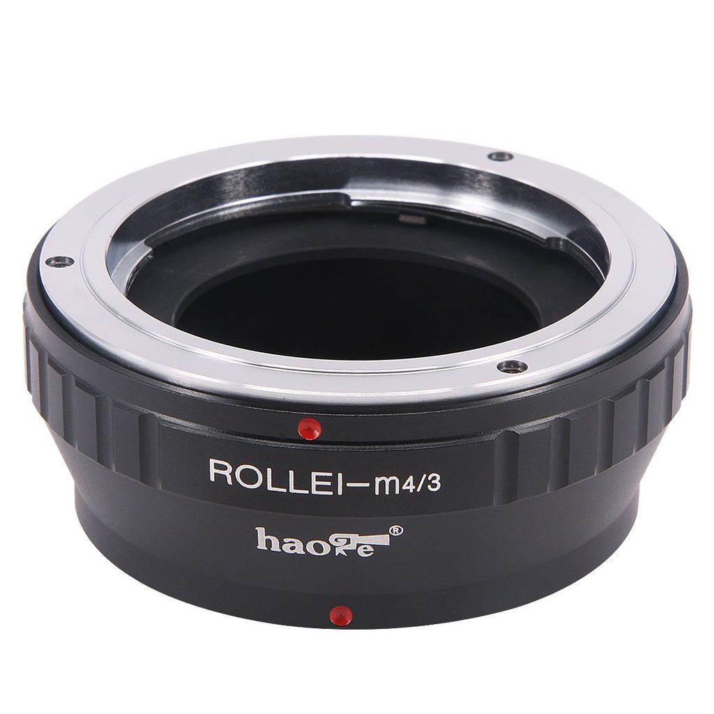 Haoge Manual Lens Mount Adapter for Rollei 35 SL35 QBM Quick Bayonet Mount Lens to Olympus and Panasonic Micro Four Thirds MFT M4/3 M43 Mount Camera