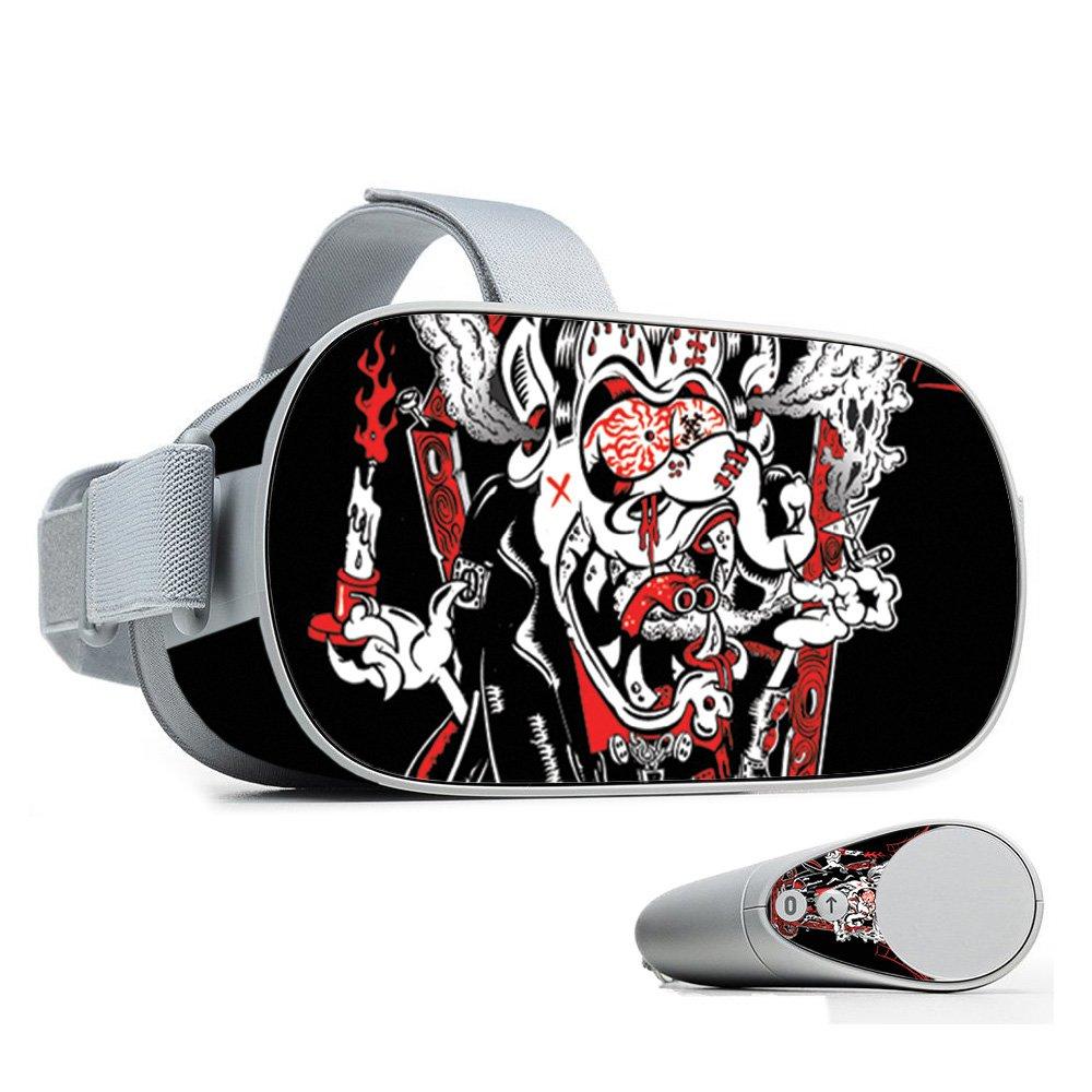 MightySkins Skin Compatible with Oculus Go Mobile VR - Crackula | Protective, Durable, and Unique Vinyl Decal wrap Cover | Easy to Apply, Remove, and Change Styles | Made in The USA