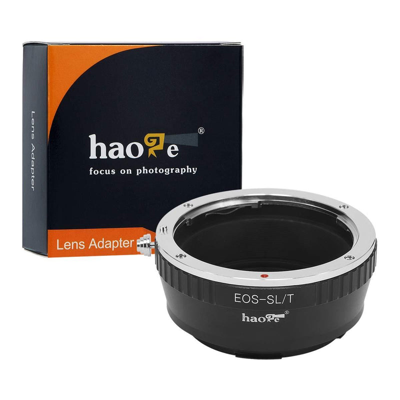 Haoge Manual Lens Mount Adapter for Canon EOS EF EFS Lens to Leica L Mount Camera Such as T, Typ 701, Typ701, TL, TL2, CL (2017), SL, Typ 601, Typ601, Panasonic S1 / S1R