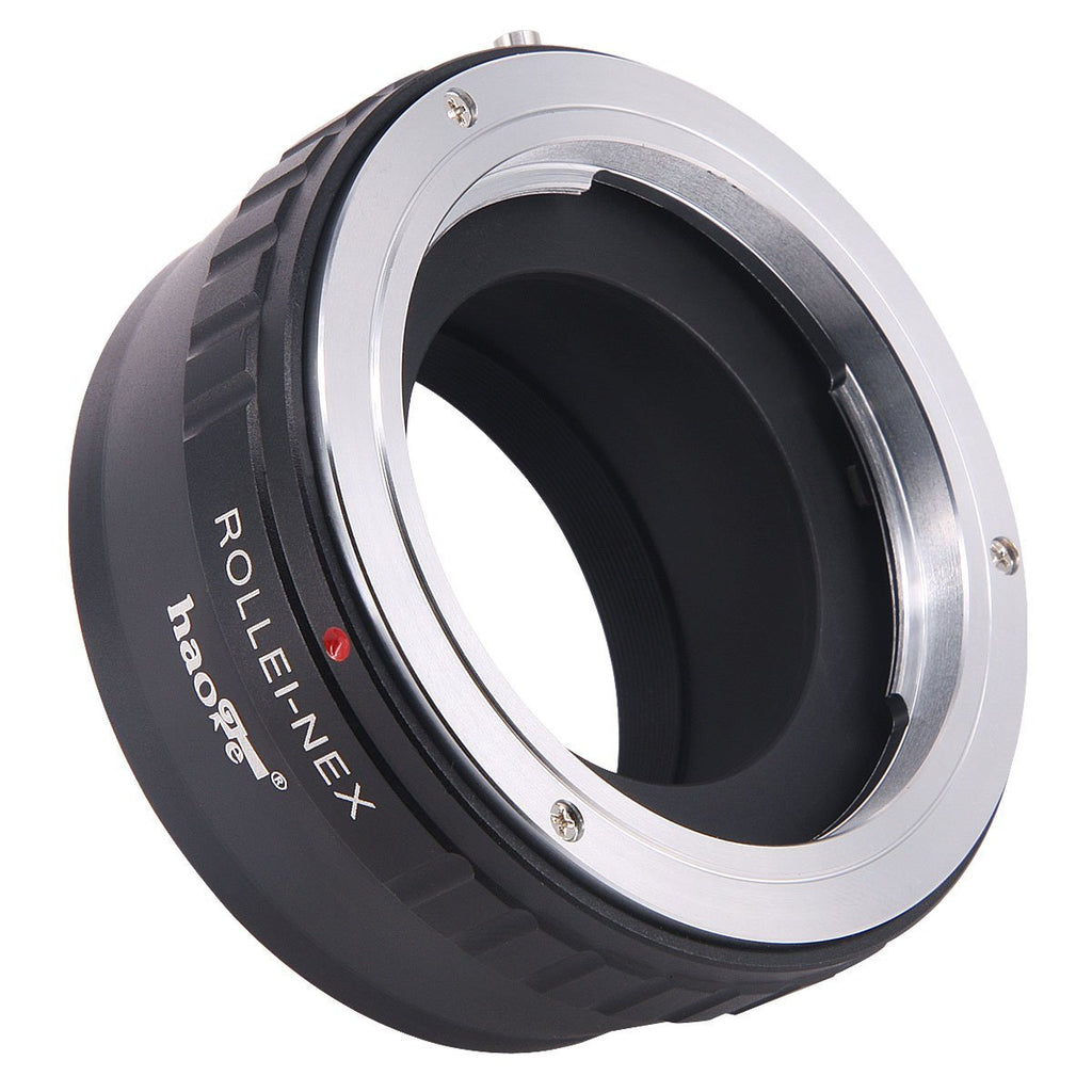 Haoge Manual Lens Mount Adapter for Rollei 35 SL35 QBM Quick Bayonet Mount Lens to Sony E NEX Camera a3000 a3500 a5000 a5100 a6000 a6400 a6500 A7 A7R A7S A7II A7RII A7SII A7III A7RIII A9 VG30 FS7 FS5