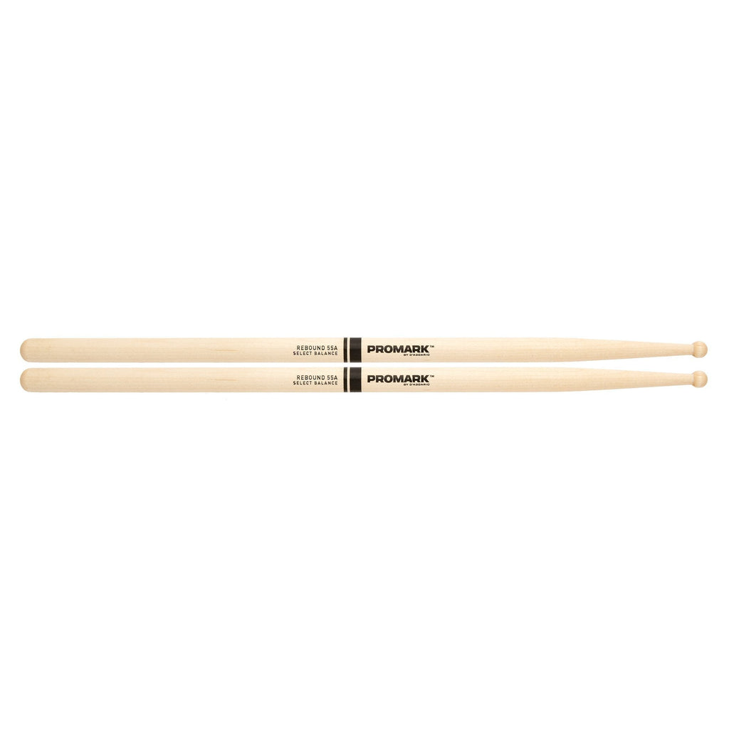 Promark Select Balance Maple Rebound 55A Drumsticks, Single Pair (RBM580RW)