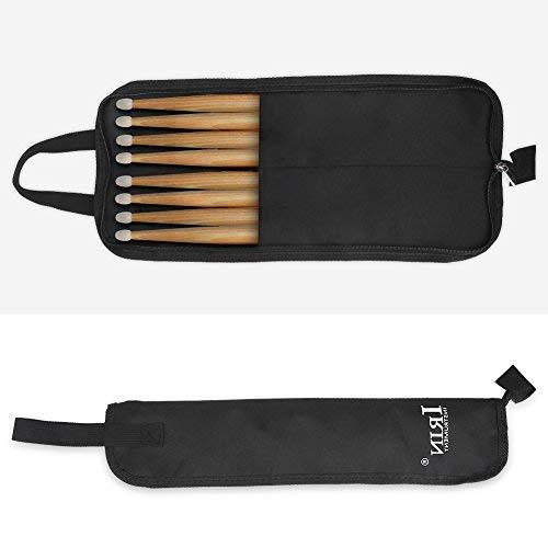 Drum Stick Bag, Oxford Cloth Water-Resistant Percussion Drum Stick Mallet Storage Bag Case Holder