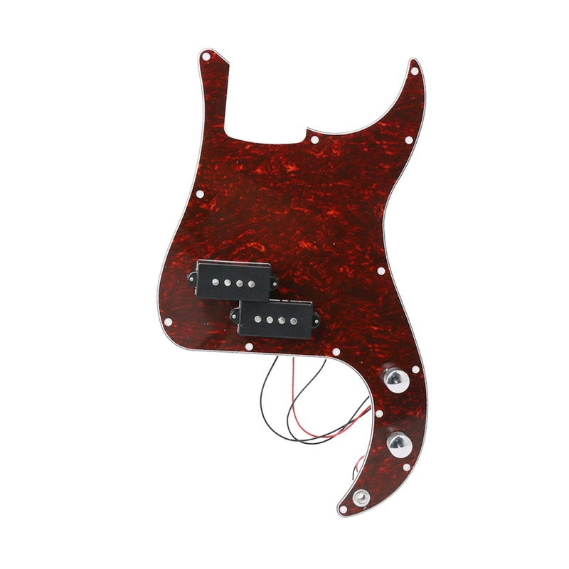 lovermusic lovermusic Loaded P-Bass FAUX Tortoise Shell Pickguard W/Pickup KIT